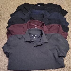 Mens Bylt Basics LUX Polo XL lot Of 5 + An Extra True Classic